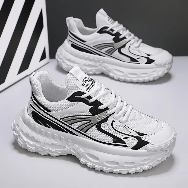 

Классические белые массивные туфли, мужская дизайнерская обувь с дышащей сеткой для мужчин, новые готические мужские повседневные кроссовки zapatillas para hombre