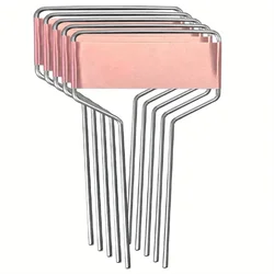 5pcs Reusable Copper Metal Plant Labels - Perfect for Vegetables, Herbs, Flowers & More!