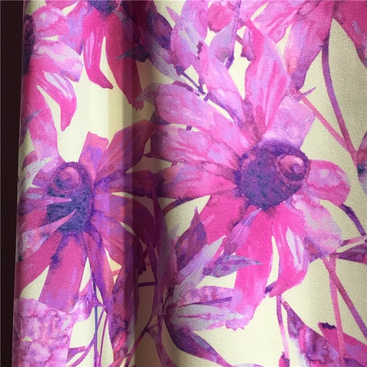 Spring Summer Sunflowers Pink A-line Long Flared Skirts for Women