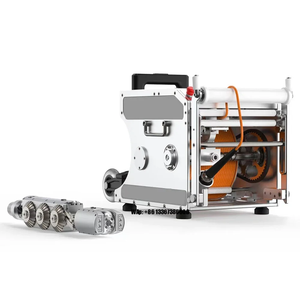 Drain Sewer Crawler Robot for Underground Pipe Inspection with Mini Pan Tilt