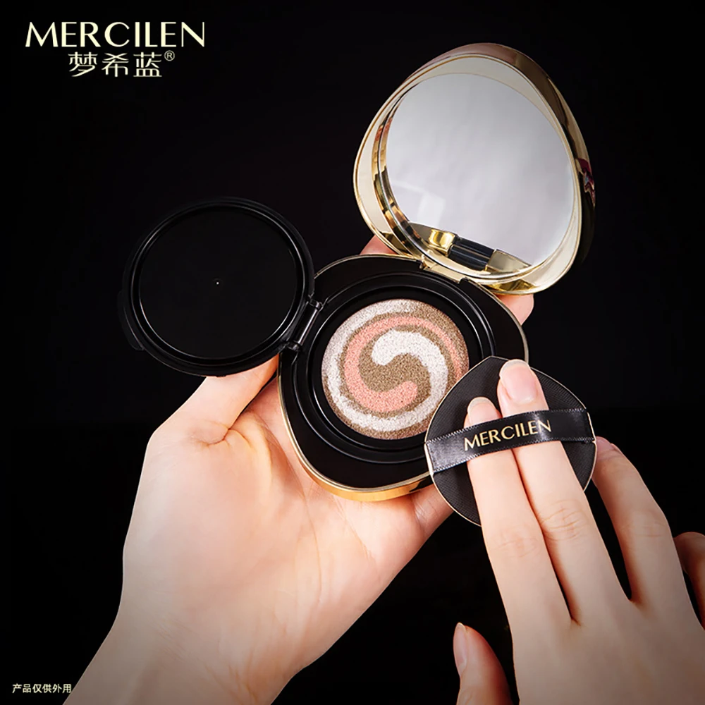 3 kleuren Luchtkussen Plant Voedende Huid Concealer Olie Controle Hydraterende Foundation Isolerende Crème Schoonheid Krimpen Poriën