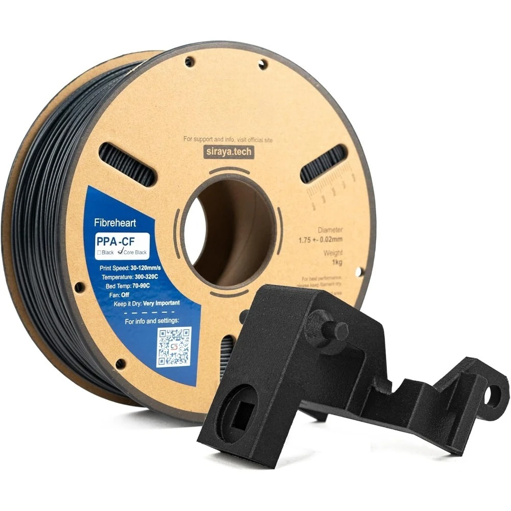 

Нейлоновый углеродный филамент PPA для 3D-принтеров, 1 кг, сверхпрочный, термостойкий, с низкой деформацией, для автомобильных и промышленных деталей