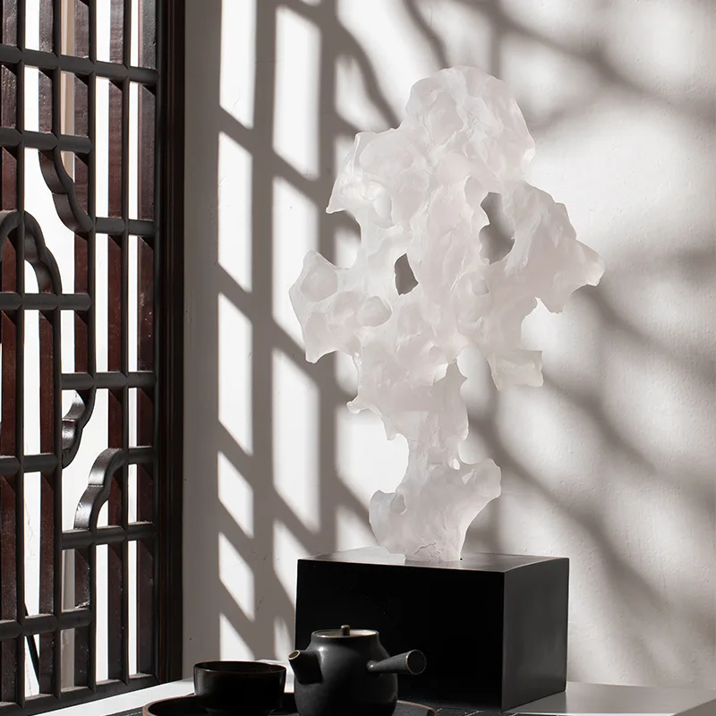New Chinese home decoration, transparent bergamot incense burner, jade seal,  paperweight,horse and lion ornament