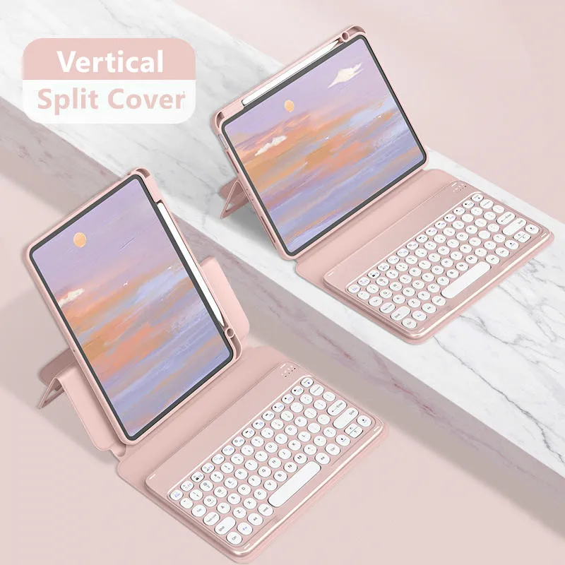 For Apple iPad Pro 12 9 2022 2021 2020 2018 Case Touchpad Keyboard Russian Spanish Hebrew Korean German French Teclado Cover