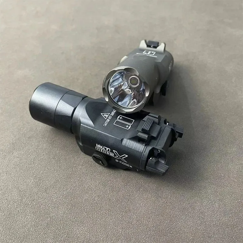 SOTAC Tactical X300UB X300U-B Flashlight X300U Scout Light White LED Hunting Light Fit 20mm Picatinny Rail