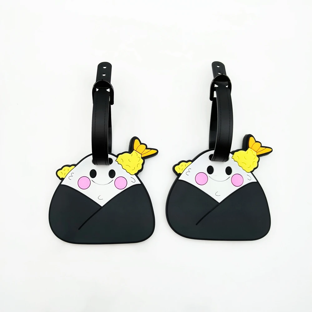 2 sztuki urocza przywieszka na bagaż spożywczy Zongzi do zawieszenia karta identyfikacyjna zapobiegająca utracie na lotnisku musi być używana przez mężczyzn i kobiety podczas podróży służbowych