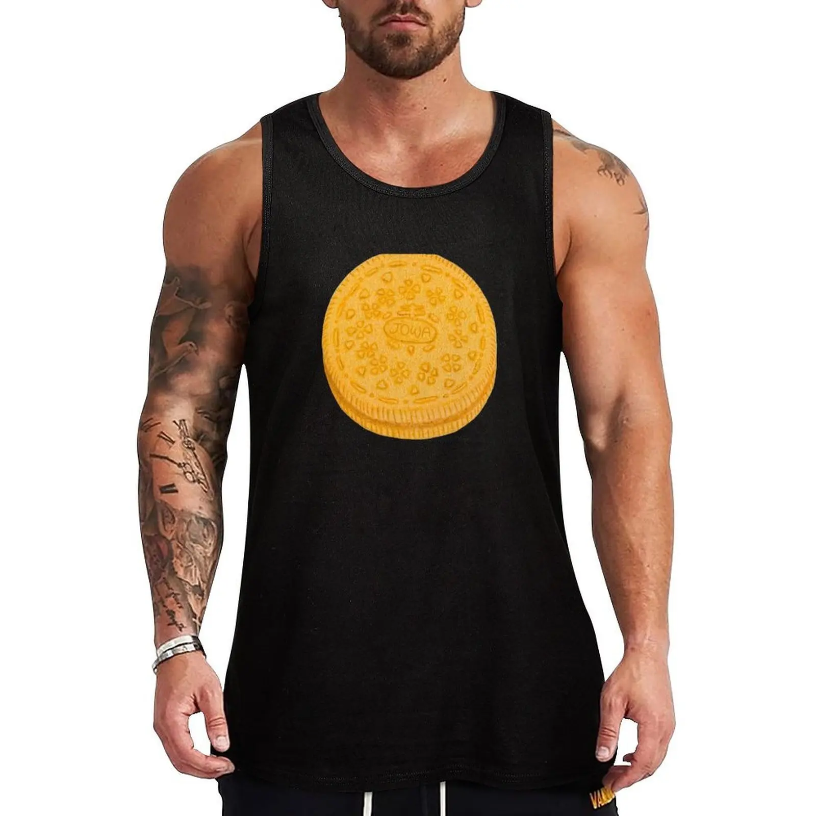 

Golden Cookie Tank Top Simple Casual Tank Top Basic Lightweight Undershirt