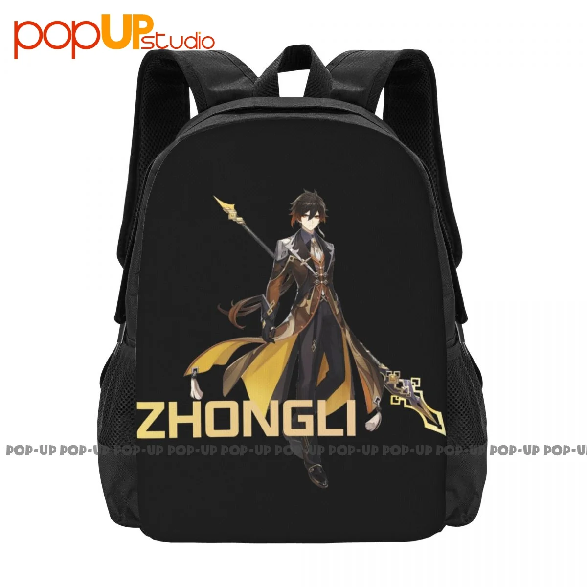 Genshin Impact Zhongli Backpack Large Capacity Hot Art Print Personalised Large Capacity