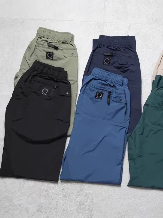 Outdoor Nylon Casual Pants Anti-Water Crumpled Fabric 5 Pockets Classic Mountain Series Spring New Product by Jianmeisa