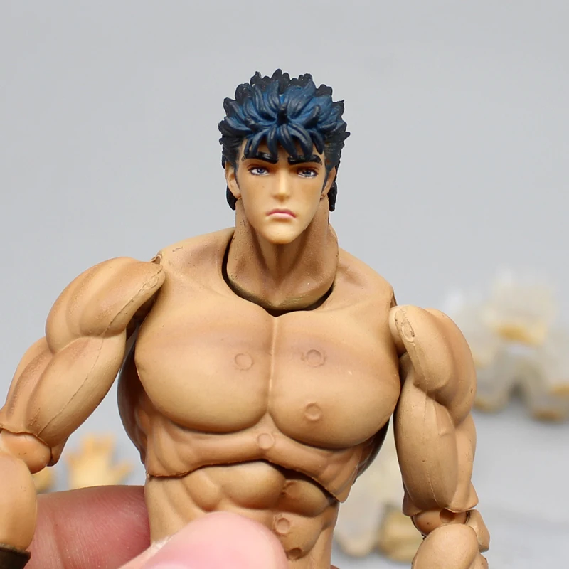 Figura de animación Hokuto No Ken Kenshiro de 7,5 ", muñeco, puño del Norte Star, modelo de Anime, Kit de garaje Ornamental, adornos de decoración