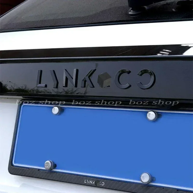 For Lynk&Co 01 02 03 05 Rear Logo Black English Letter Logo Car Logo Modification Black Warrior Decoration car Accessories