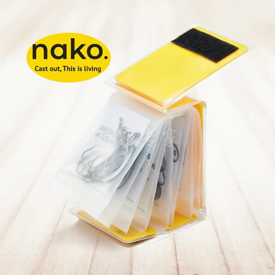

Сумка для хранения рыболовных крючков Nako, импортированная из США, портативный водонепроницаемый ящик для хранения, аксессуары для рыбалки на приманки