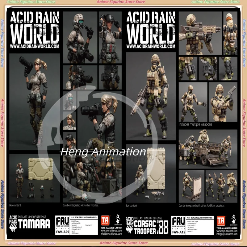 

Acid Rain War FAV-A15 Shafu Trooper FAV-A29 Tamara подвижный солдат фигурка подарок