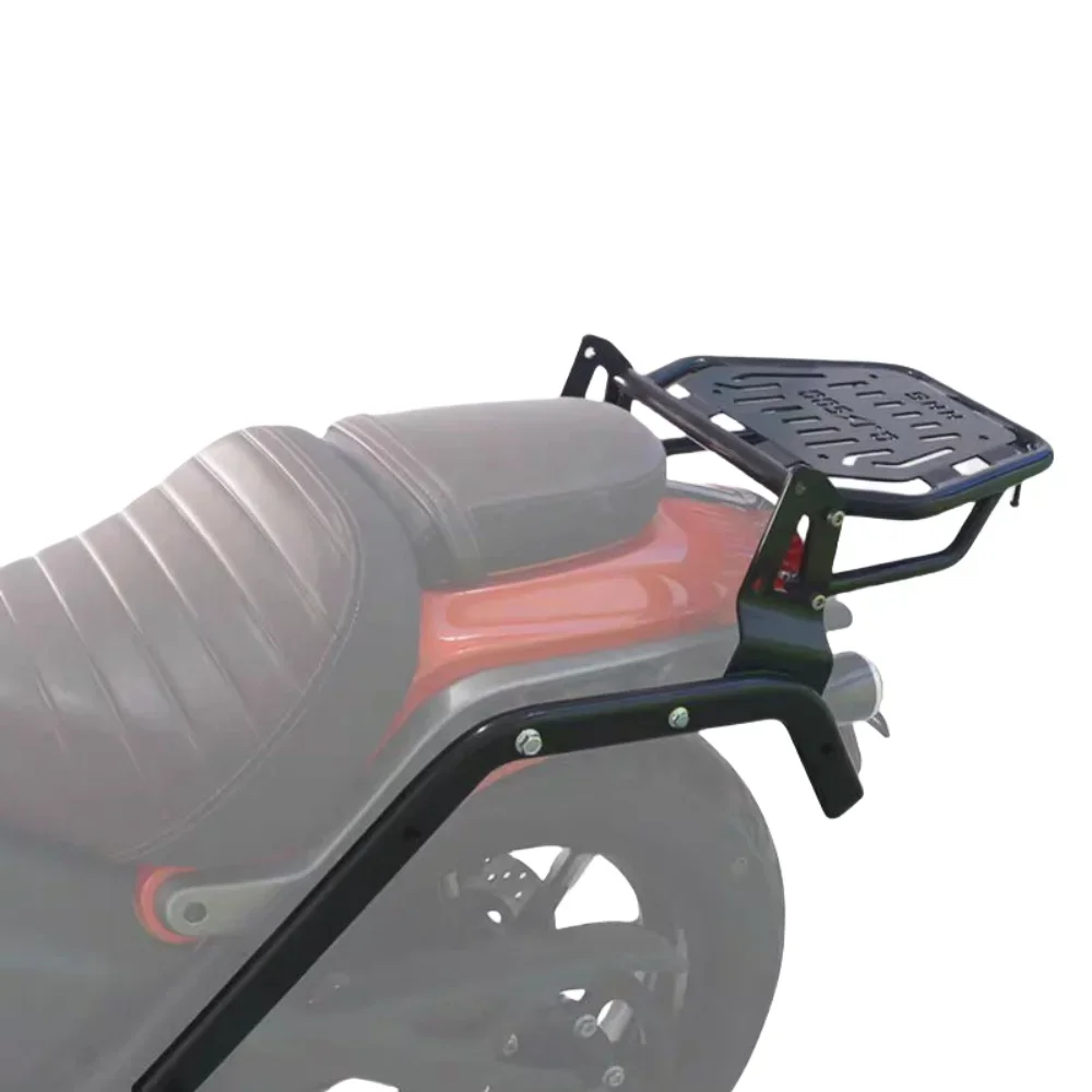 新しいフィット QJMOTOR QJ SRV550 オートバイアクセサリー背もたれ荷物ラックブラケットテールボックスブラケット SRV 550 550SRV