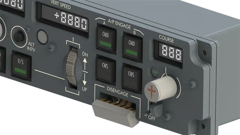 Aircraft Brother CS Mcp Panel PMDG Boeing 737 Autopilot Cockpitsim 2020 P3d XP