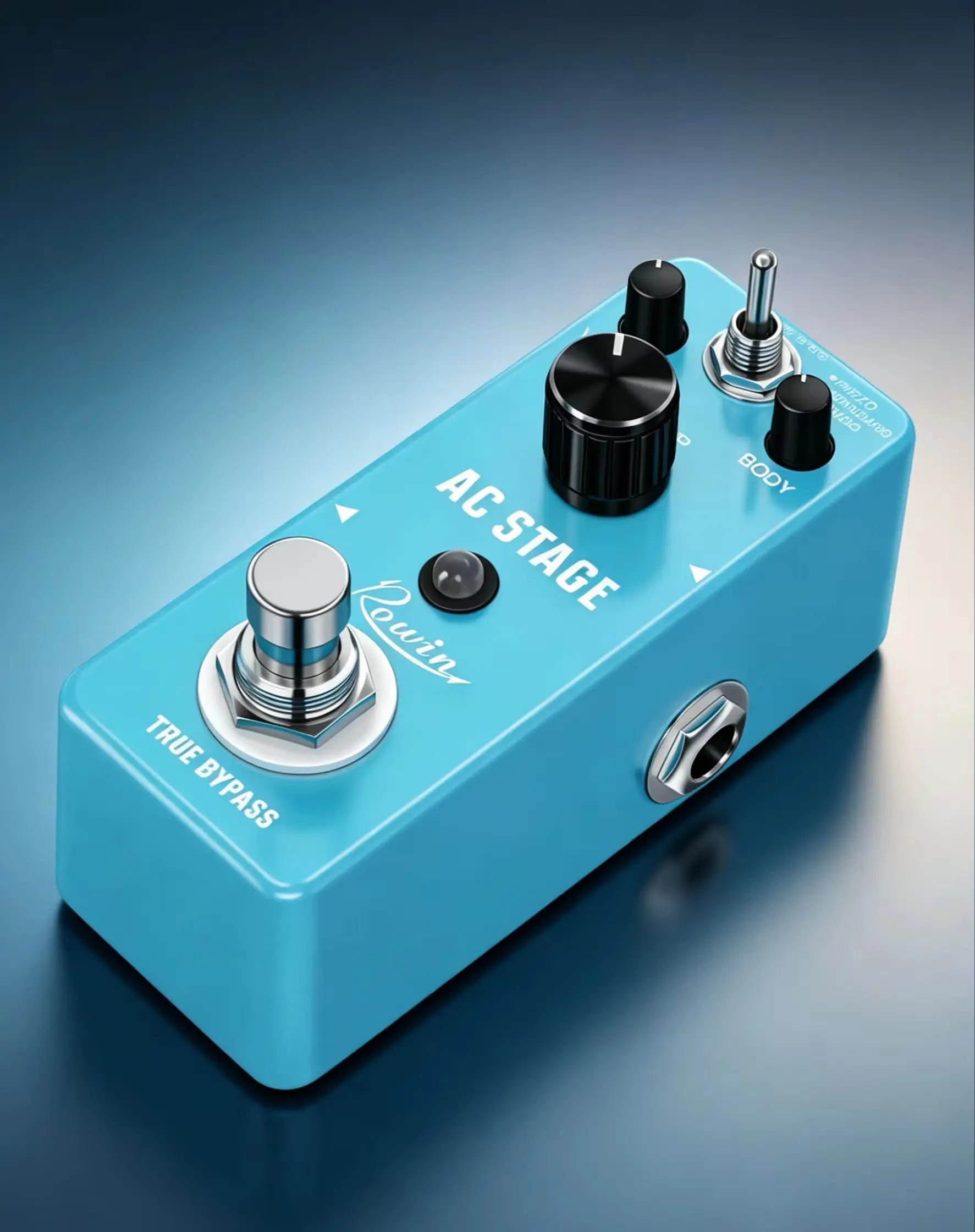 ROWIN LEF-320 AC Stage Guitar Pedal Effect Analog Acoustic Pedals For Guitars Guitarist Analog Effectors Piezo Standard Jumbo