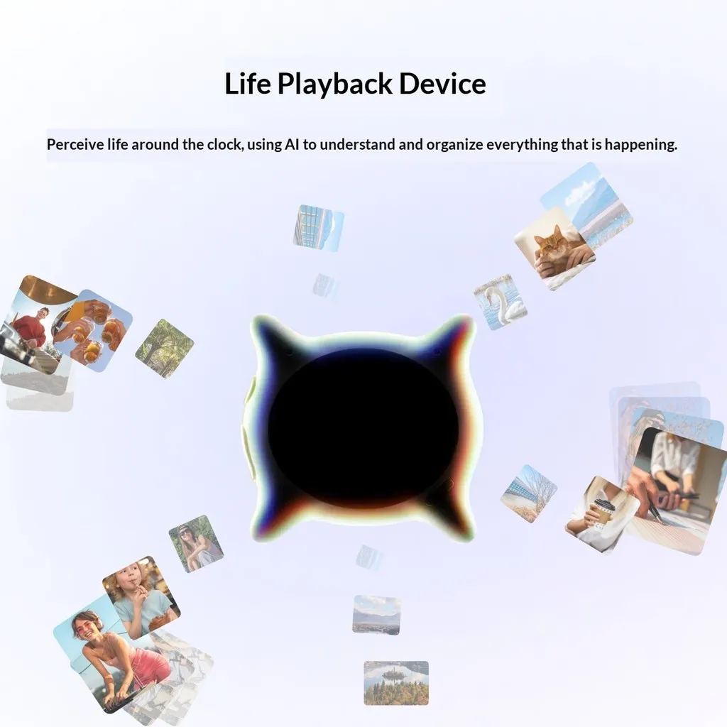 Looki L1 Multimodal AI Wearable Camera Hands-free POV Life Recorder 1080P Auto Generate Vlog Portable Mini Body Camera Life Logg view 6