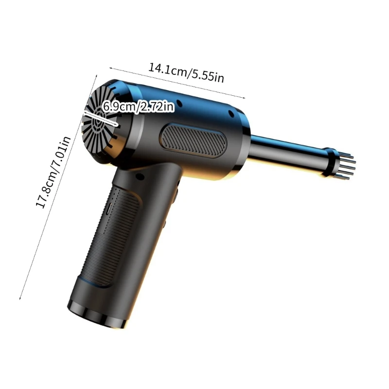 Air Duster Compressed Air Duster ชาร์จ Compressed Air Duster 50000RPM Dropshipping