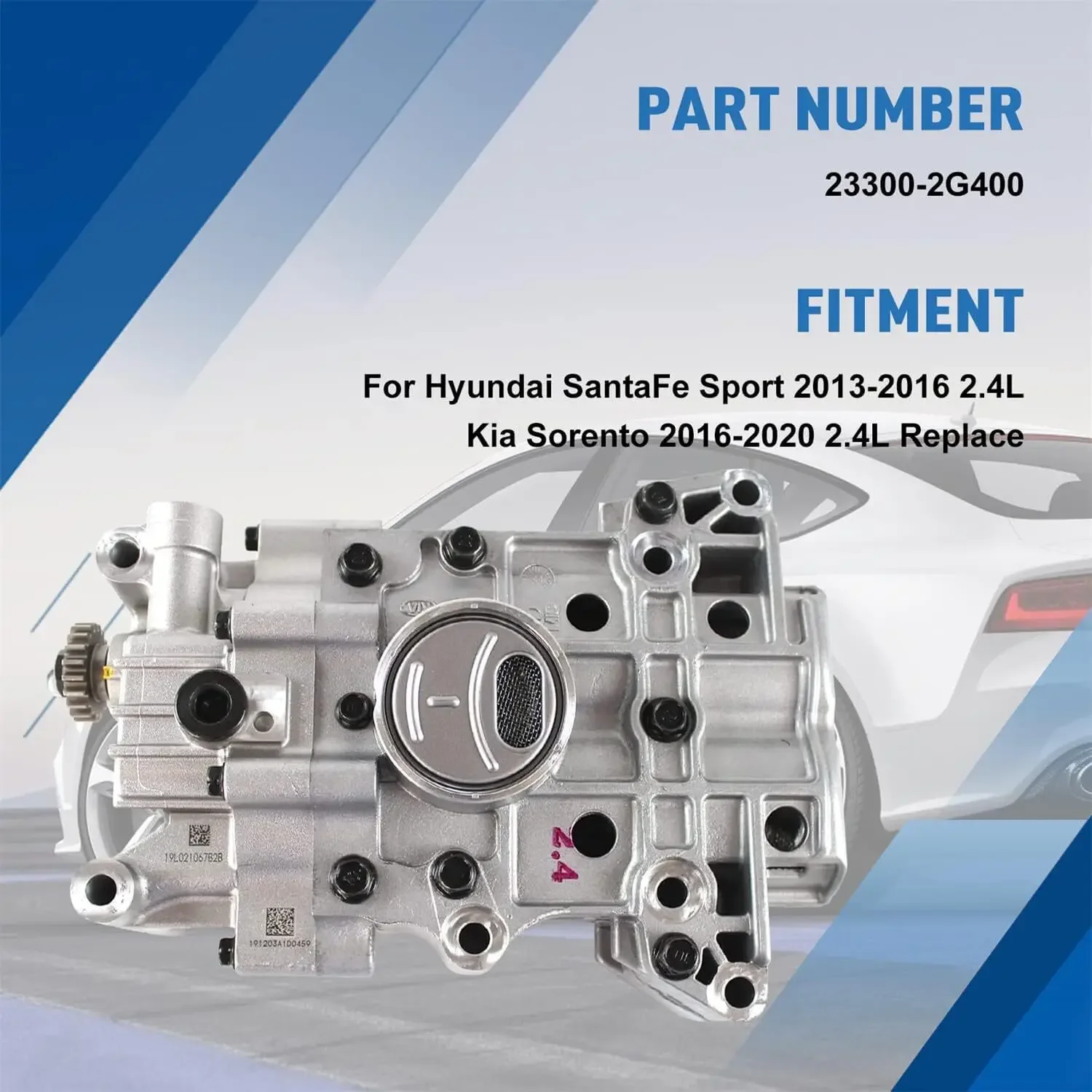 23300-2G400 233002G401 Pompa olio per Tucson 2018-2020 2013-2018 Kia Sorento 2.4L 2.0L L4 Nastro motore TP-1146