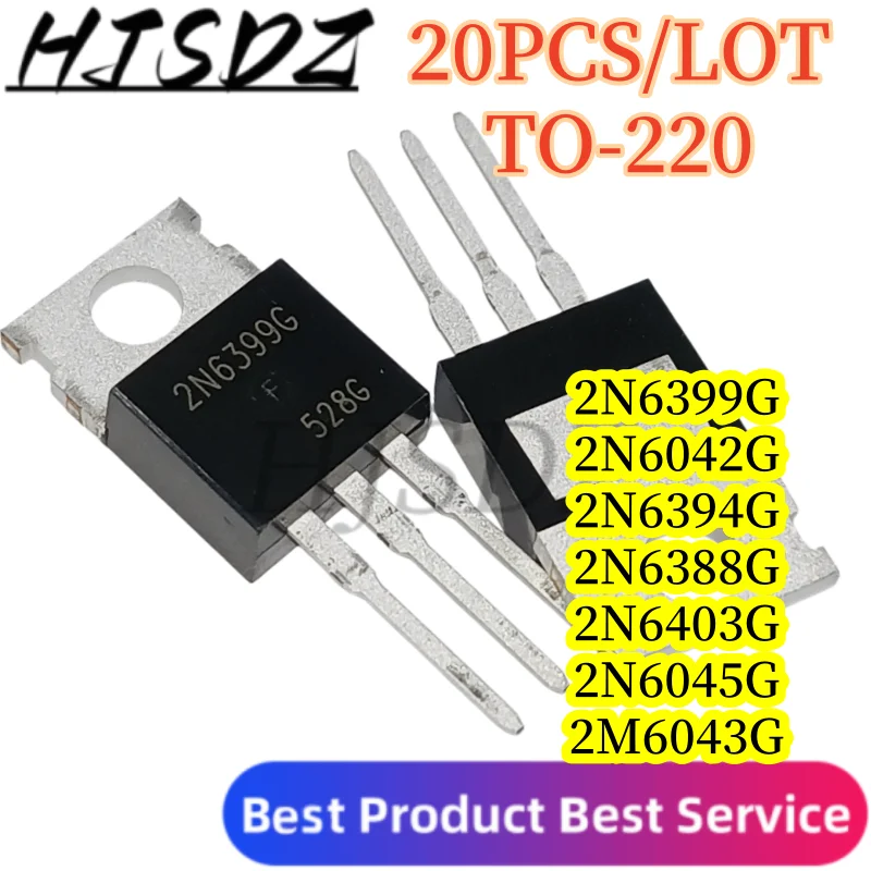 Power transistors【20PCS/LOT】2N6042G 2N6043G 2N6045G 2N6388G 26394G 2N6399G 2N6403G TO-220