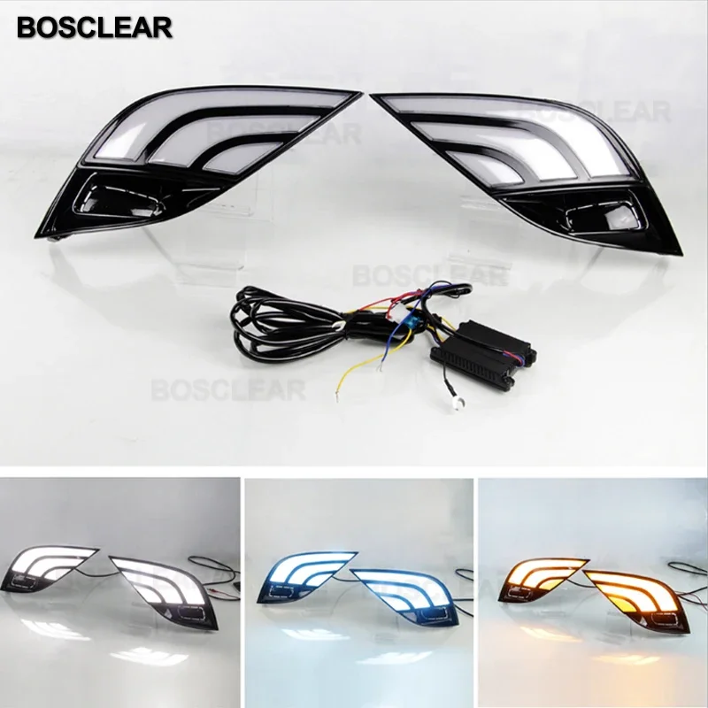 

LED Front Fog Lights Daytime Running Lights Rear Bumper Light Brake Rear Tail Light Warning Lamp For 2018 19 20 21 Toyota Camry