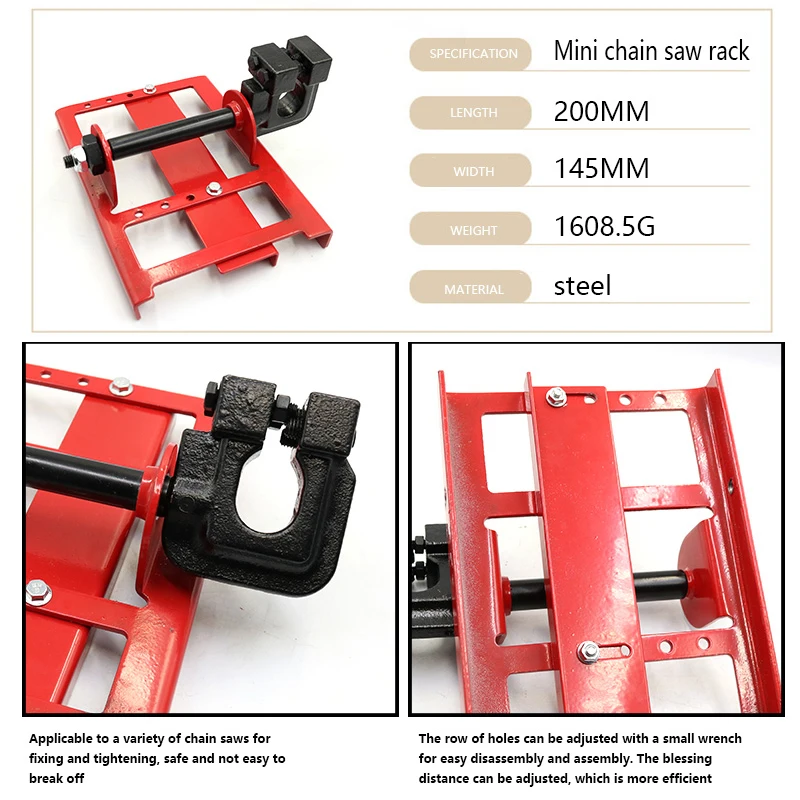 Newest hot Mini Chainsaw Mill Lumber Cutting Guide Bar Saw Wood Timber Chainsaw Attachment Cut Guide Milling Cutter for Builders