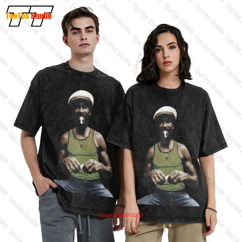 Reggae Lee Scratch Perry The Upsetter Jamaica Ska Two Tone Vintage Oversized T-Shirt EBK9