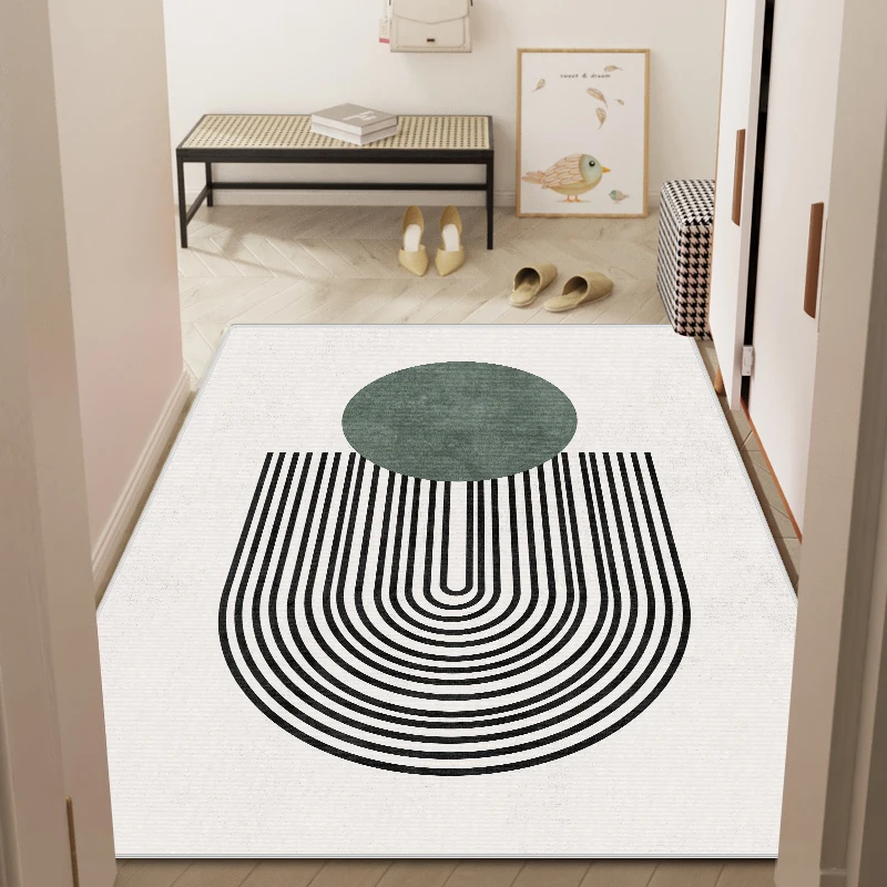 VIKAMA The floor mat for the entrance door is a home carpet with a light luxury and high-end feel for the entrance foyer