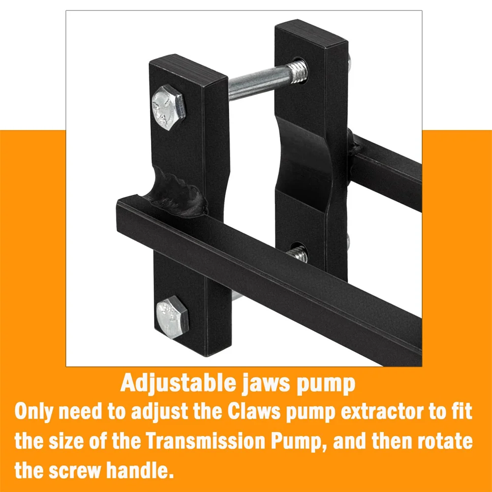 Transmission Pump Puller Tool,with Adjustable Jaws Pump Extractor for Ford C6 E4OD 4R100&200/THM200-4R/350/400/ 4l60E-4l75E More