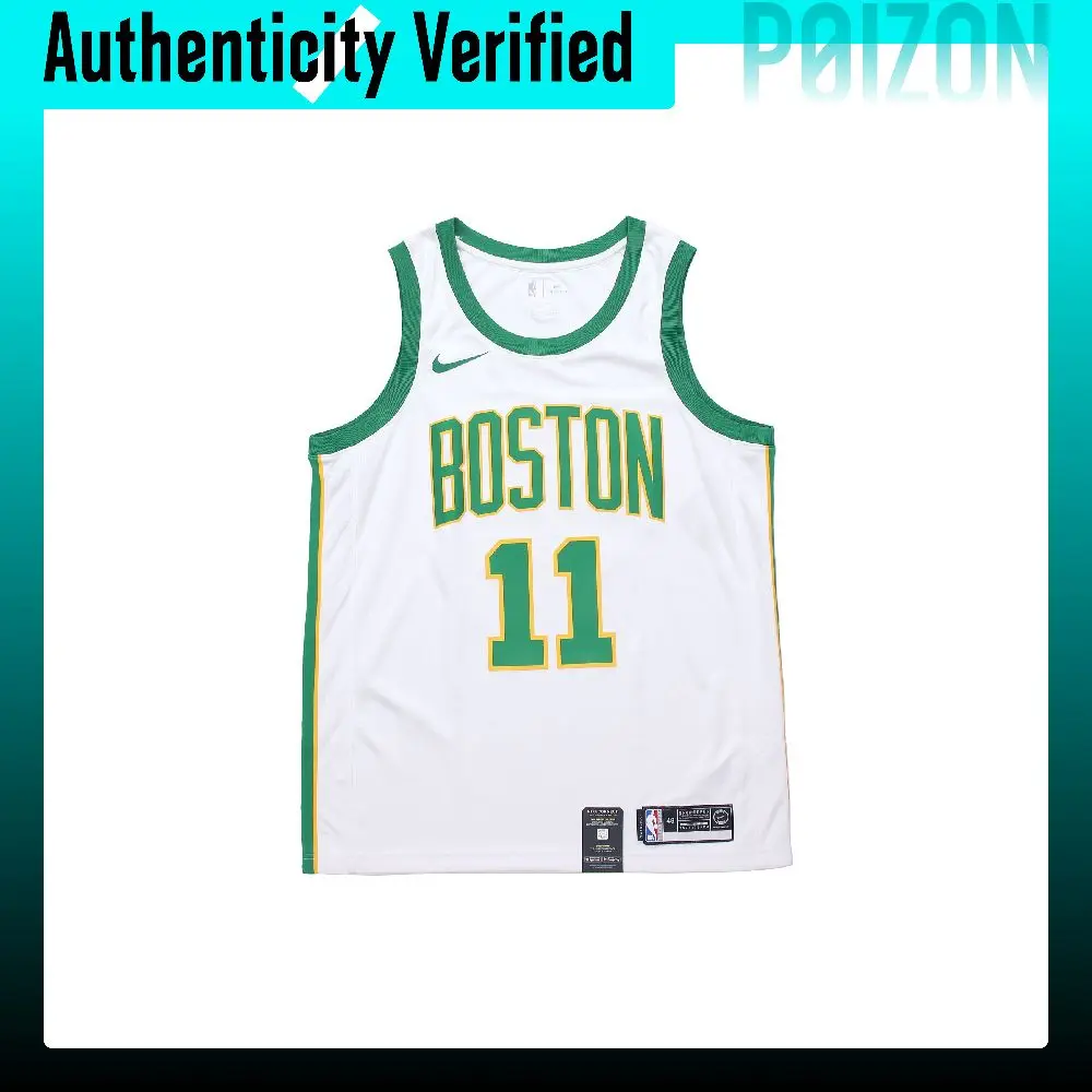 Nike Basketball Jersey Men's White Green AJ4596-101