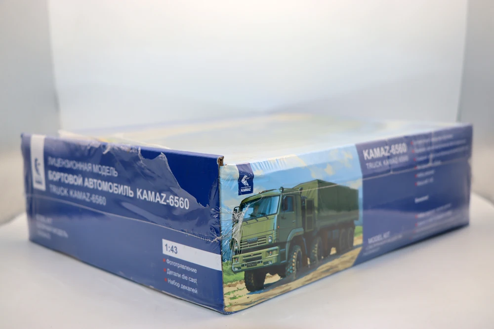 НОВЫЕ модели AVD: Масштабная модель грузовика КамАЗ 6560 (ВССР) 1:43 литая под давлением набор для сборки 1435AVD неразобранные игрушки коллекционирования