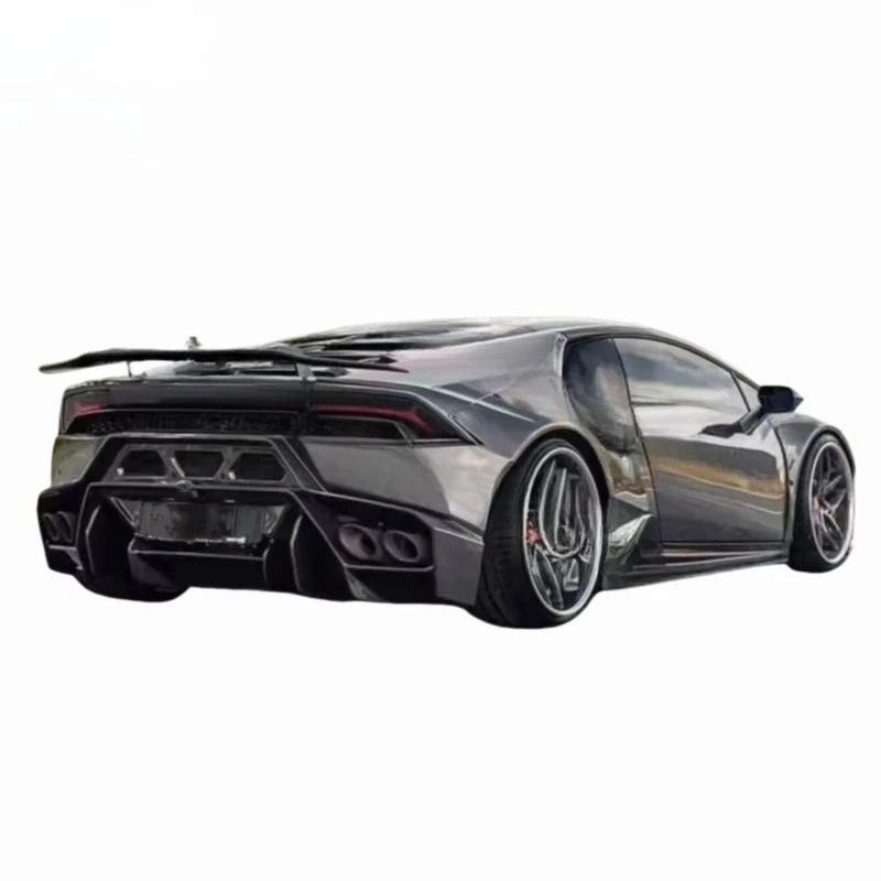 Car bumpers Rear Spoiler Wing For Lp580 Lp610 Vors Style Dry Carbon Fiber Trunk Spoilers Body Kit
