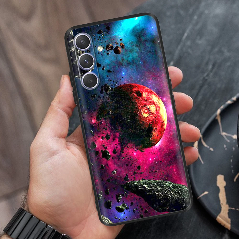 A55 5G Case For Coque Samsung Galaxy A55 Silicone Soft Back Cover For Samsung Galaxy A55 5G Case A556B A556E Protective Shells
