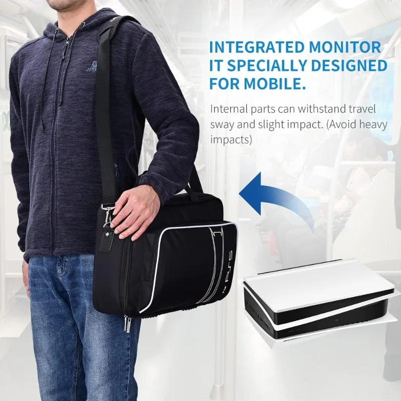 شاشة ألعاب محمولة مقاس 15.6 بوصة IPS 4k 60 هرتز مدمجة مع PS5 (غير متضمنة) 3840 × 2160 مع 2 HDMI - للفتيات