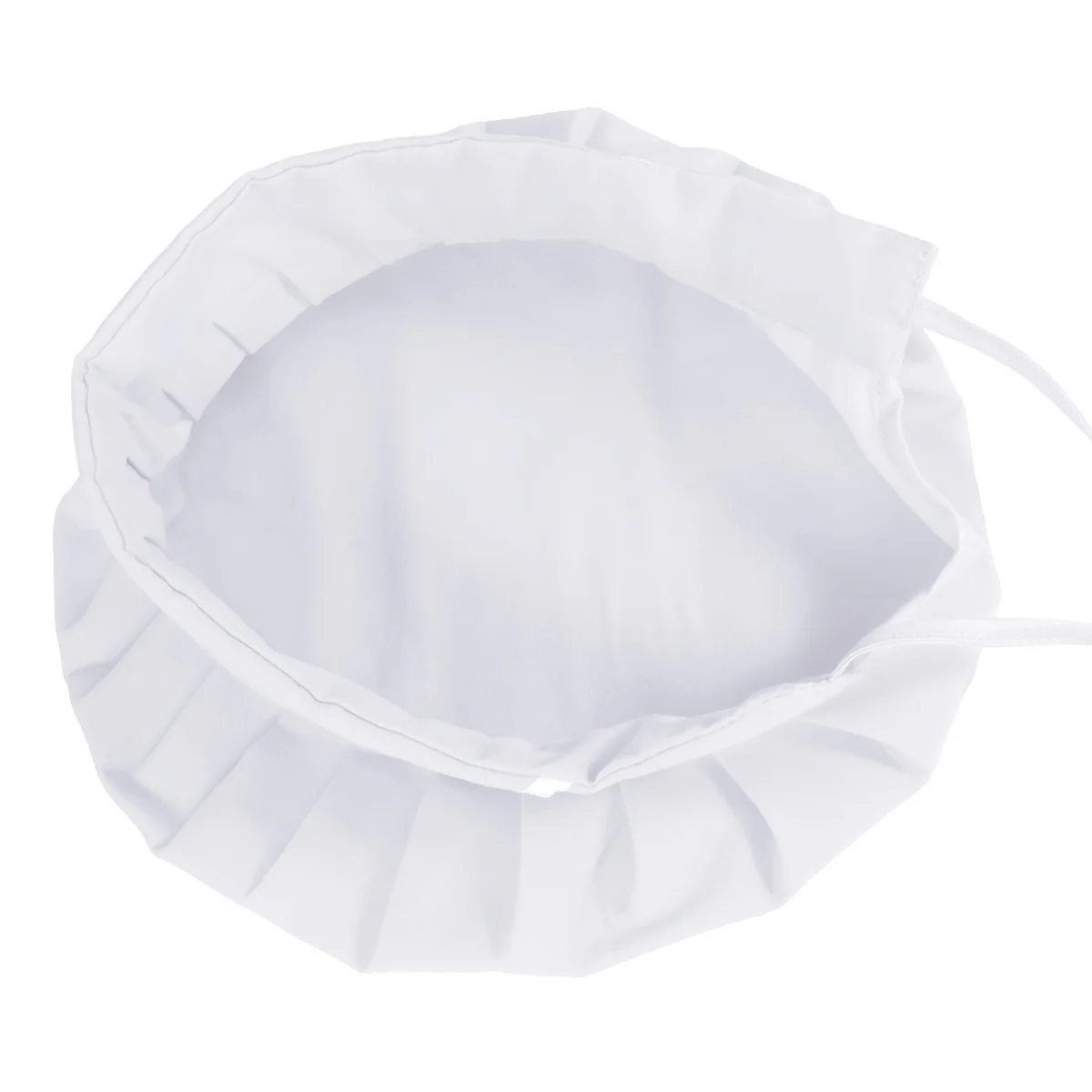 Casquette de Chef réglable anti-poussière, chapeau de travail blanc à lacets pour la cuisson des aliments, anti-fumée, en coton respirant et confortable