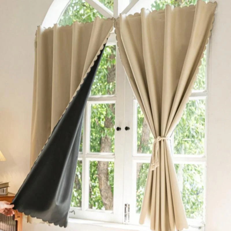 1pc Self-Adhesive No-Drill Cur - Blackout Curtain Nursery 评论和价格