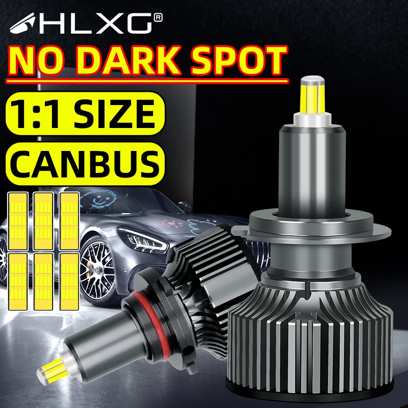 

360 H7 H4 H1 H11 LED Canbus Headlights CSP Chip LED 9005 9006 HB3 HB4 9012 HIR2 300W 6000K PTF Ice Bulb Turbo Fog Lights 12V 24V