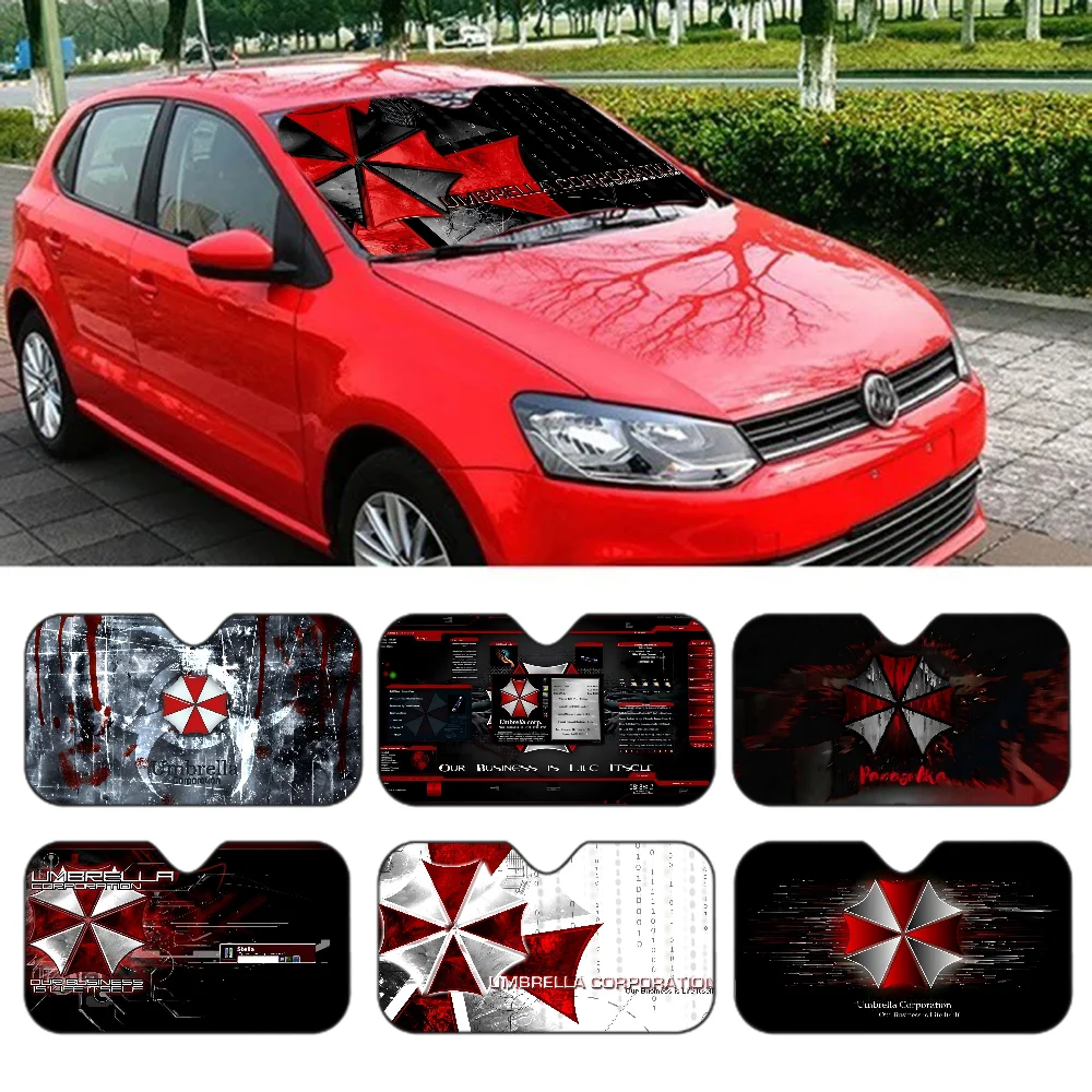 Horror Movie Umbrella Car Sun Shade Front Window Sunshade For Most Sedans SUV Blocks Max Uv Rays Keep Your Vehicle Cool