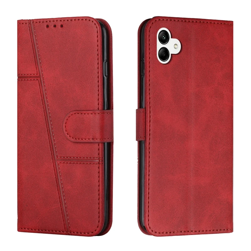 حافظة لهاتف سامسونج جالاكسي A04E حافظة لهاتف كوكيه سامسونج A04E A 04E SM-A042F حافظة هاتف واقية من الجلد Funda