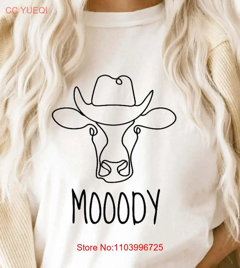 Moody Cow With Cowboy Hat Tee | Inspired Unisex Graphics Tee | Versatile Tee