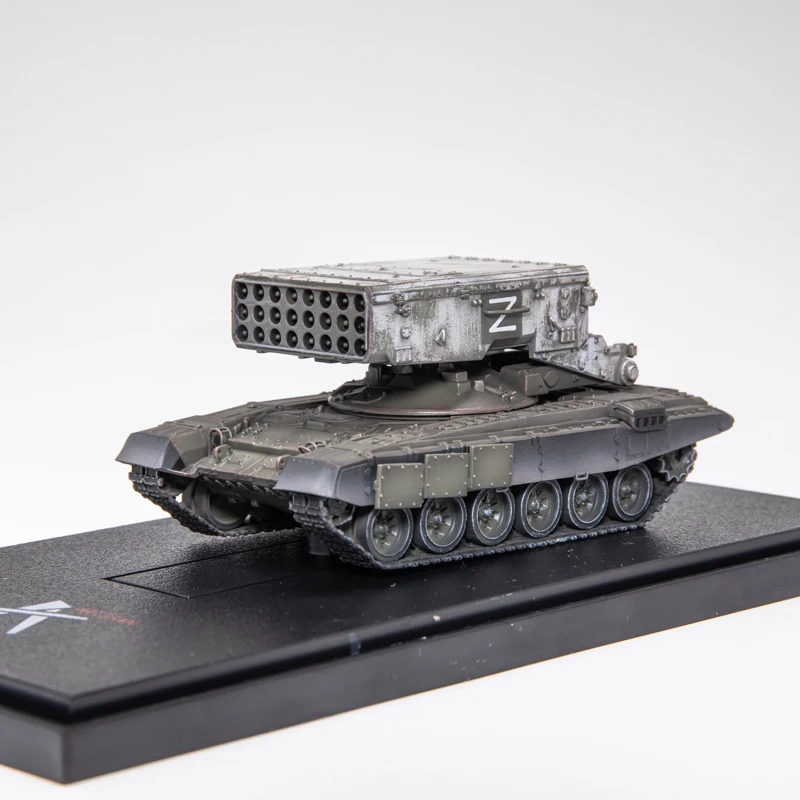 

ARTISAN 1:72 Scale Russian TOS-1 Flamethrower Tank Simulation Plastic Model Static Display Collectible Souvenir Decoration