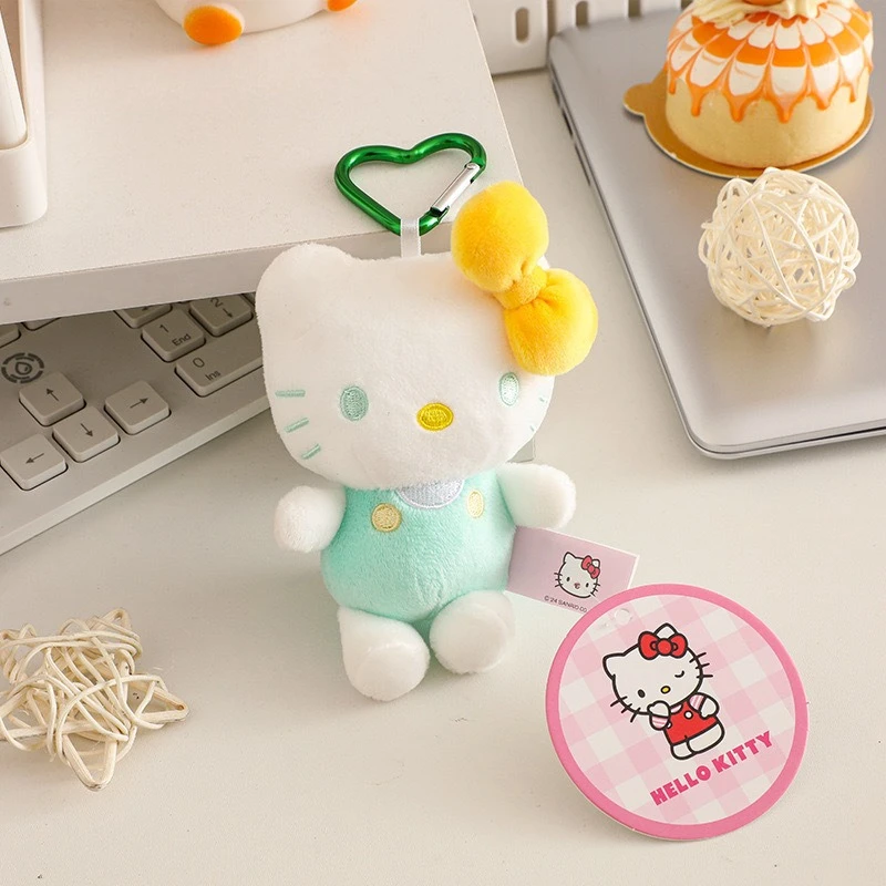 Sanrio Hello Kitty sleutelhanger pluche hanger Kawaii pop rugzak hanger cartoon knuffel meisje kerst verjaardagscadeau