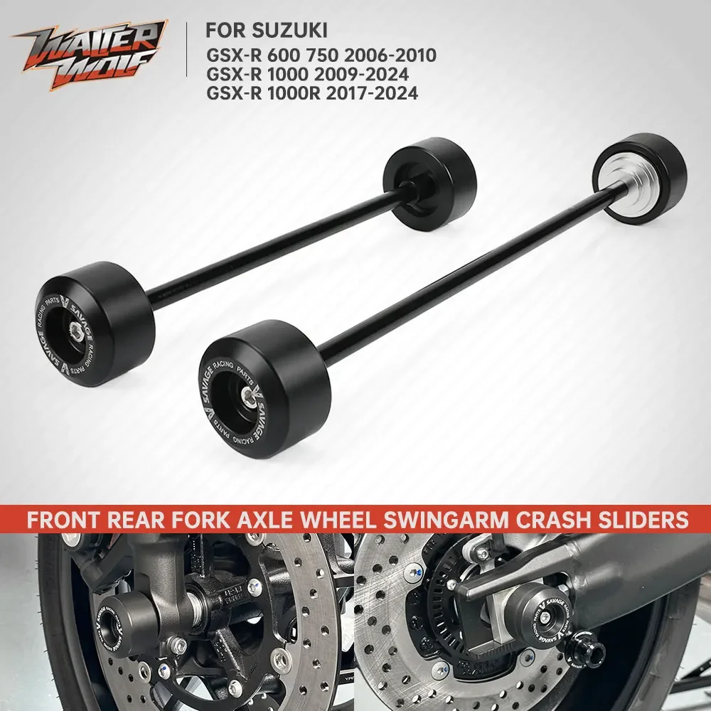 

2024 GSX-R 1000 1000R слайдер колеса вилки мотоцикла для Suzuki GSXR600 GSXR750 GSXR 750 600 2006-2010 подставка маятника слайдер