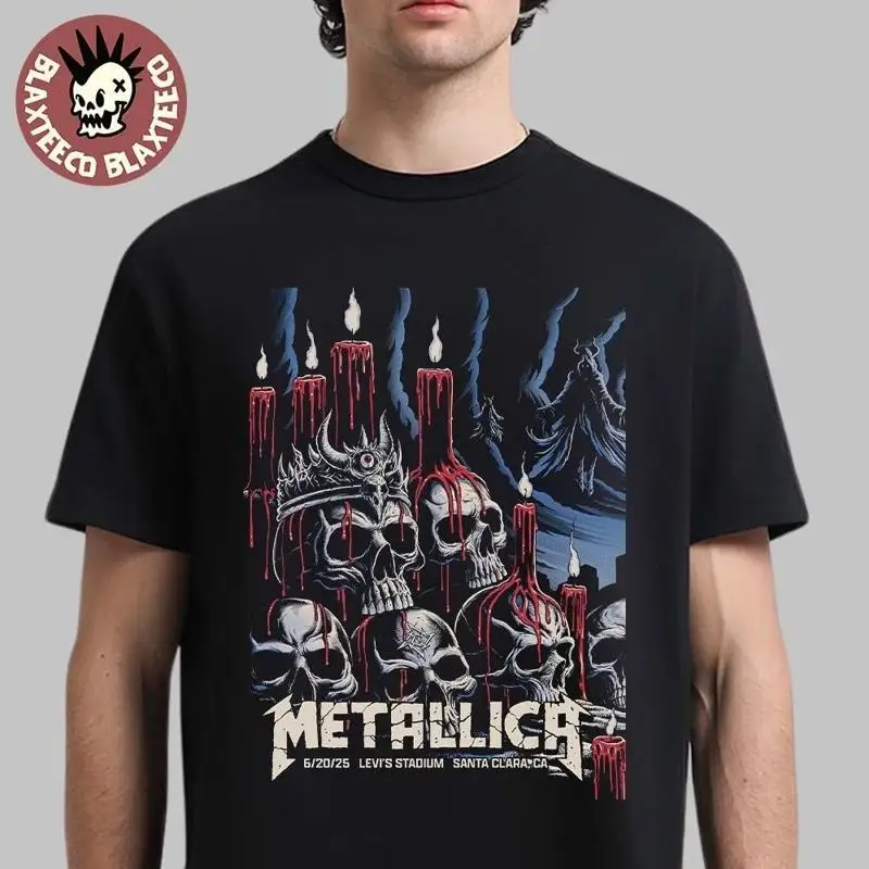 Camisa M E T A L Li C M72 Santa Clara Noite 1 na Califórnia em 20 de junho de 2025