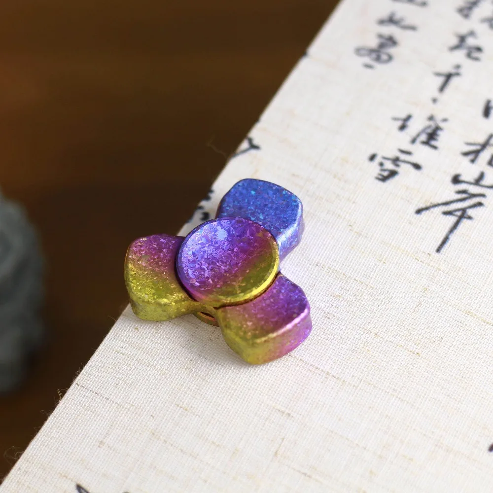 FaithEDC Spirit Wing Series Multi-Material Mechanical Metal Feel Spinning Fingertip Toy - Stress Relief Toy