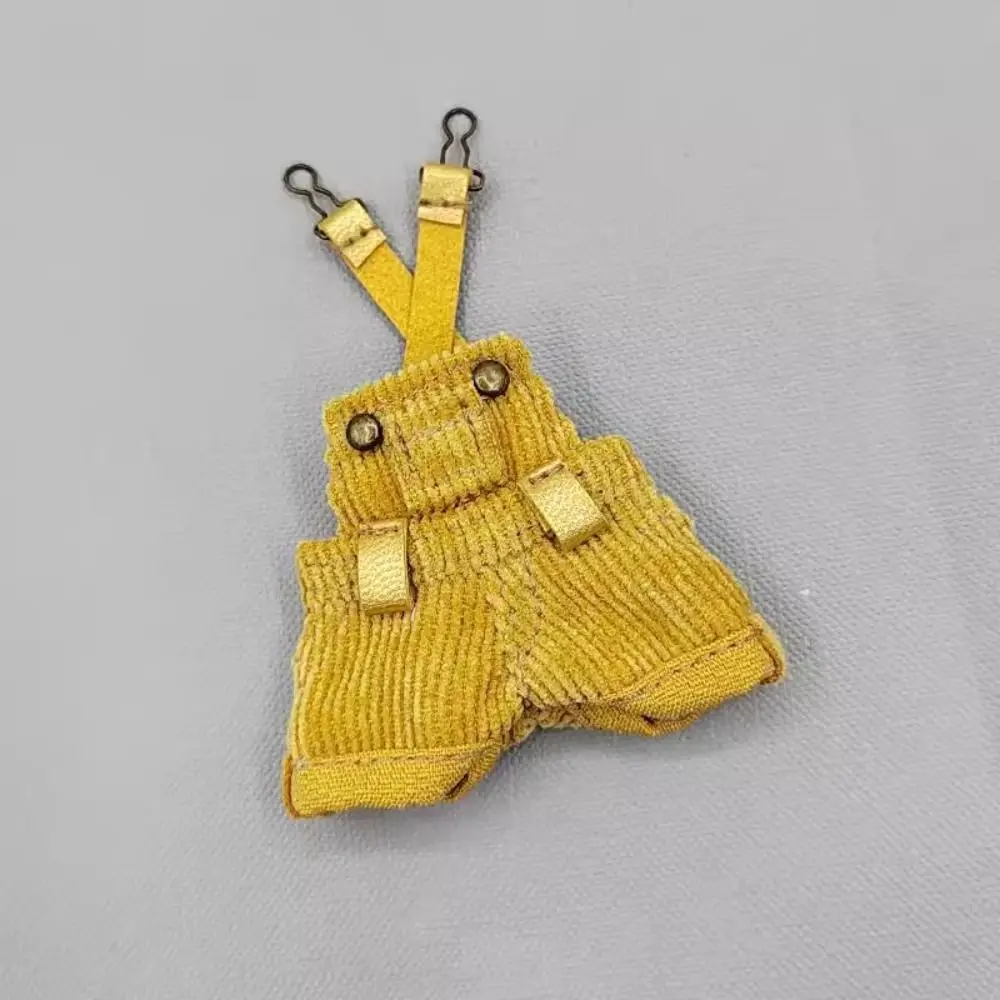 Fashion Clothes For 1/11 OB11 Doll Trousers T-shirt Overalls For 1/12 Bjd/GSC Doll Denim Pants DIY Doll Clothes Accessories