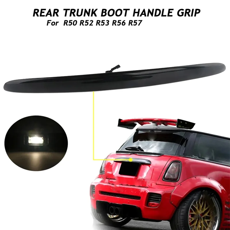 

Car Tailgate Grab Handle Rear Hatch Trunk Handle Black For BMW Mini Cooper R55 R56 R57 R58 R59 51132753602