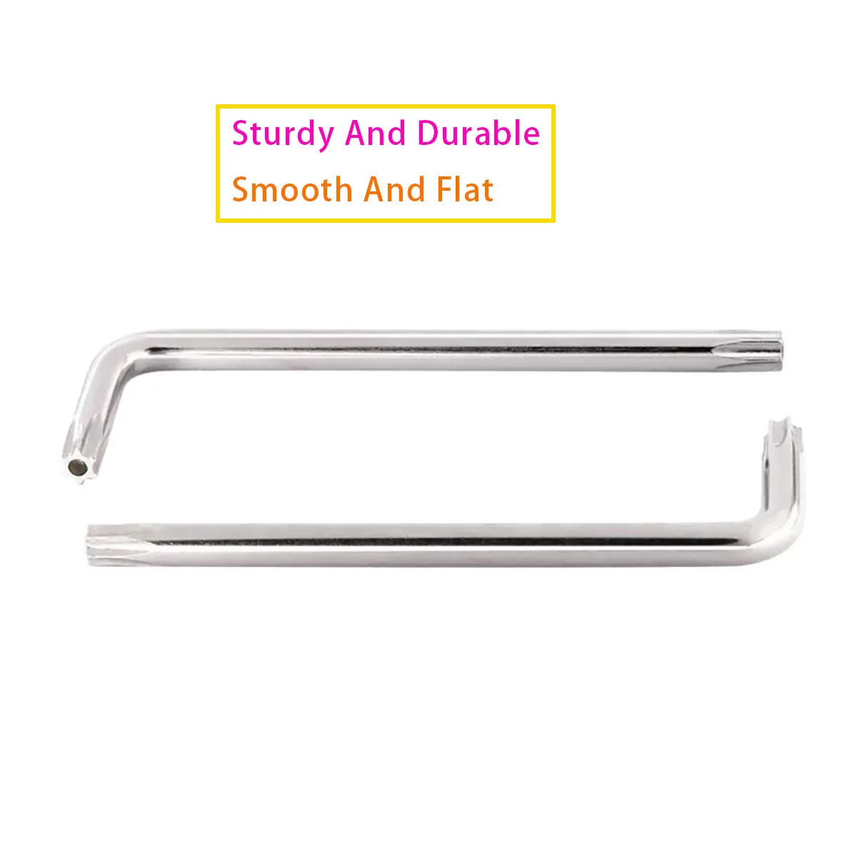 T10 T15 T20 T25 T30 T40 Hex Head Anti Pry Safety Bolt L-shaped Screwdriver Key Repair Tool Double Head