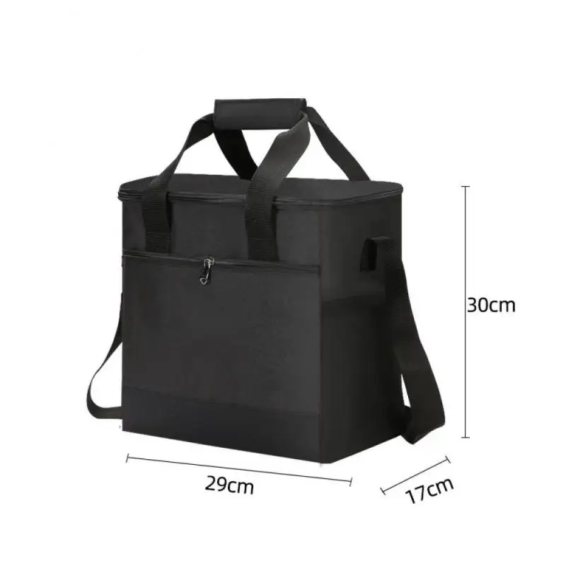 Super Large 32L Thermal Cooler Bag with Hard Liner Insulated Picnic Lunch Box Fresh Drinking for Camping BBQ Outdoor Parties