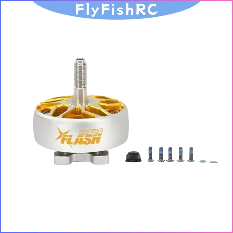 

FlyFishRC Flash 2506 1550KV 1750KV 6S Бесщеточный двигатель подходит для 6-дюймового RC FPV гоночного дрона для фристайла